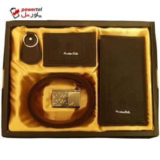 ست هدیه کیف پول و کمربند مدل m12