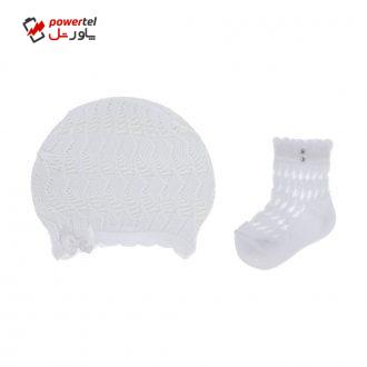ست پاپوش و کلاه نوزادی فیورلا مدل 4349-4 ست پاپوش و کلاه نوزادی فیورلا مدل 4349-4