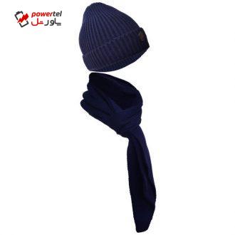 ست کلاه و شال گردن بافتنی سام مدل 130 کد 30756-MA