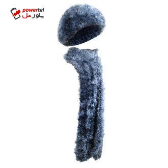 ست کلاه و شال گردن بافتنی مدل sh071 ست کلاه و شال گردن بافتنی مدل sh071