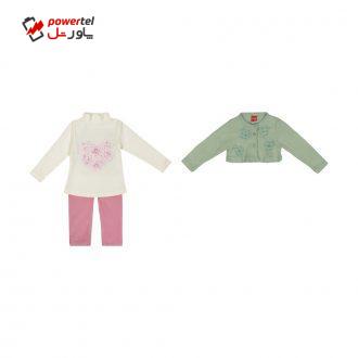 ست 3 تکه لباس دخترانه ببوش مدل 2141265-41 ست 3 تکه لباس دخترانه ببوش مدل 2141265-41