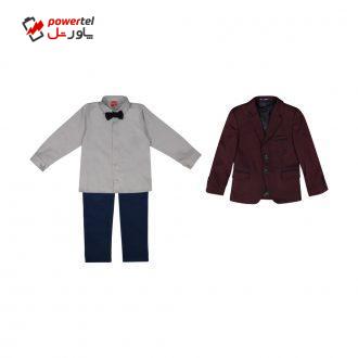 ست 3 تکه لباس پسرانه ببوش مدل 2141159-39