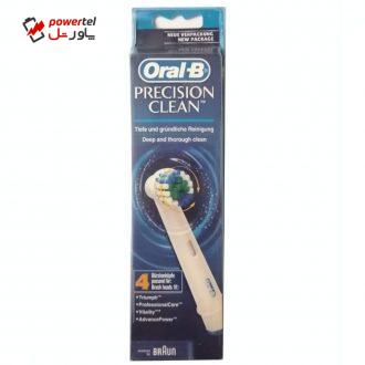 سری یدک مسواک برقی اورال-بی مدل Precision Clean بسته 4 عددی سری یدک مسواک برقی اورال-بی مدل Precision Clean بسته 4 عددی