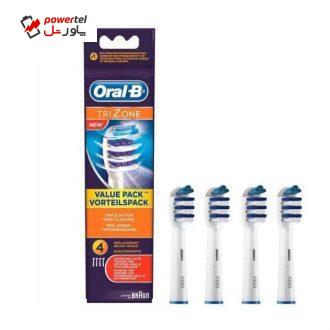 سری یدک مسواک برقی اورال-بی مدل TriZone بسته 4 عددی سری یدک مسواک برقی اورال-بی مدل TriZone بسته 4 عددی