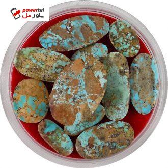 سنگ فیروزه نیشابور تاج گوهر کد TG223 بسته 12 عددی سنگ فیروزه نیشابور تاج گوهر کد TG223 بسته 12 عددی