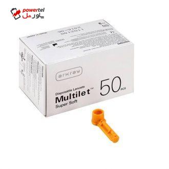 سوزن تست قند خون آرکری مدل Multilet Super Soft بسته 50 عددی سوزن تست قند خون آرکری مدل Multilet Super Soft بسته 50 عددی