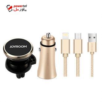 شارژرفندکی جوی روم مدل CM64 به همراه کابل تبدیل و پایه نگهدارنده شارژرفندکی جوی روم مدل CM64 به همراه کابل تبدیل و پایه نگهدارنده