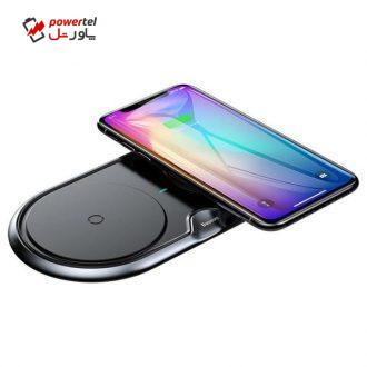 شارژر بی سیم باسئوس مدل dual wireless شارژر بی سیم باسئوس مدل dual wireless