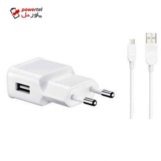 شارژر دیواری آنر مدل Am110 به همراه کابل تبدیل microUSB