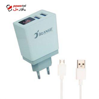 شارژر دیواری آیرنج مدل LC122 به همراه کابل تبدیل microUSB شارژر دیواری آیرنج مدل LC122 به همراه کابل تبدیل microUSB