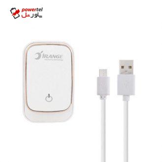 شارژر دیواری آی رنج مدل LC082 به همراه کابل تبدیل microUSB