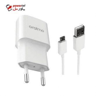 شارژر دیواری ارایمو مدل OCW-E92S به همراه کابل microUSB شارژر دیواری ارایمو مدل OCW-E92S به همراه کابل microUSB