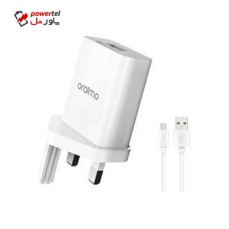 شارژر دیواری ارایمو مدل OCW-U93SC به همراه کابل تبدیل USB-C