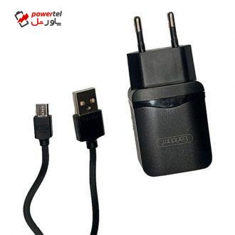 شارژر دیواری ارلدام مدل ES-142 به همراه کابل تبدیل microUSB
