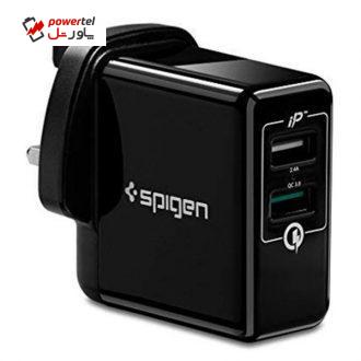 شارژر دیواری اسپیگن مدل Essential F207 شارژر دیواری اسپیگن مدل Essential F207