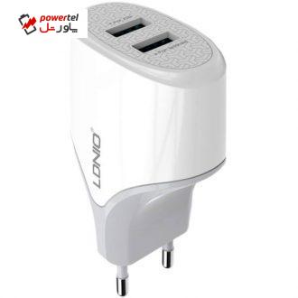 شارژر دیواری الدینیو مدل A2268 همراه با کابل microUSB