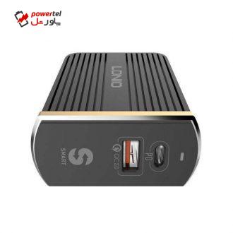 شارژر دیواری الدینیو مدل A2502C به همراه کابل micro USB