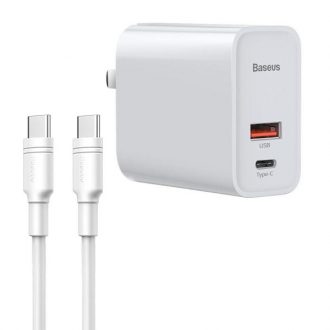 شارژر دیواری باسئوس مدل BS-CH905 به همراه کابل تبدیل USB-C