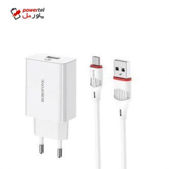 شارژر دیواری بروفون مدل BA21 A به همراه کابل تبدیل USB-C شارژر دیواری بروفون مدل BA21 A به همراه کابل تبدیل USB-C