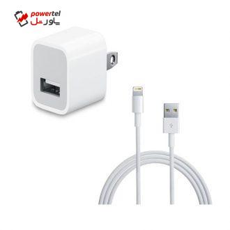 شارژر دیواری بوف مدل PowerPlus-2x به همراه کابل تبدیل لایتنینگ شارژر دیواری بوف مدل PowerPlus-2x به همراه کابل تبدیل لایتنینگ