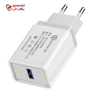 شارژر دیواری راسین مدل QC-3.0-AR3000 شارژر دیواری راسین مدل QC-3.0-AR3000
