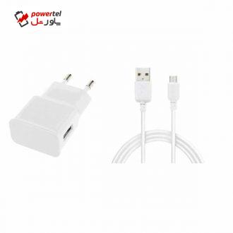 شارژر دیواری رکسل مدل ETA-U90EWE به همراه کابل تبدیل microUSB شارژر دیواری رکسل مدل ETA-U90EWE به همراه کابل تبدیل microUSB
