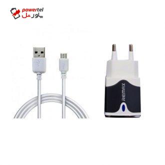 شارژر دیواری ریمکس به همراه کابل تبدیل USB به microUSB مدل 11 شارژر دیواری ریمکس به همراه کابل تبدیل USB به microUSB مدل 11