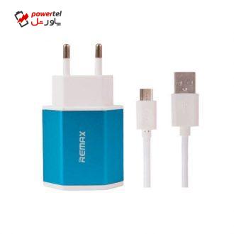 شارژر دیواری ریمکس مدل RX-D10 به همراه کابل تبدیل microUSB شارژر دیواری ریمکس مدل RX-D10 به همراه کابل تبدیل microUSB