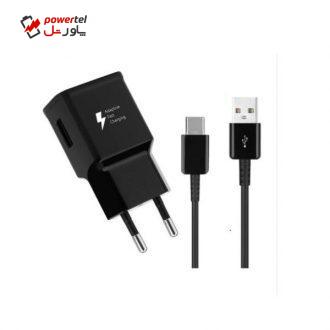 شارژر دیواری سامسونگ مدل EP-TA200به همراه کابل تبدیل USB-C