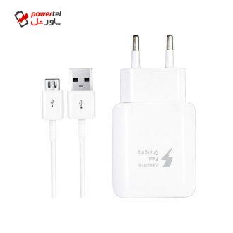 شارژر دیواری سامسونگ مدل EP-TA800 به همراه کابل تبدیل microUSB