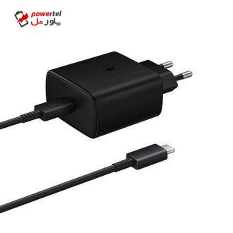 شارژر دیواری سامسونگ مدل EP-TA845XBEGWW به همراه کابل تبدیل USB-C