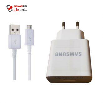 شارژر دیواری سامسونگ مدل S9-plus به همراه کابل تبدیل microUSB