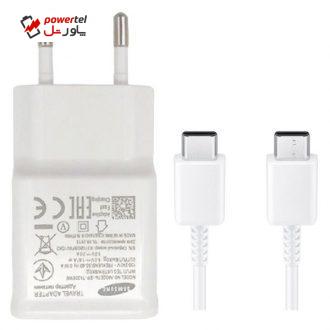 شارژر دیواری سامسونگ مدل galaxy A100 به همراه کابل تبدیل USB-C