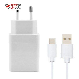 شارژر دیواری شیائومی مدل MDY-09-EW به همراه کابل تبدیل USB-C شارژر دیواری شیائومی مدل MDY-09-EW به همراه کابل تبدیل USB-C