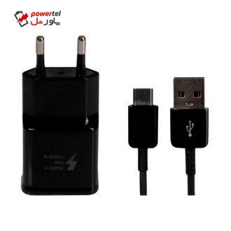 شارژر دیواری مدل BN090 به همراه کابل تبدیل USB-C