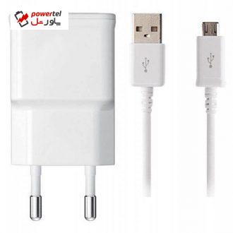 شارژر دیواری مدل CH-2252 به همراه کابل تبدیل microUSB
