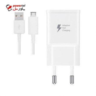 شارژر دیواری مدل EP-TA20Eبه همراه کابل تبدیل microUSB