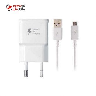 شارژر دیواری مدل EP-TA20E به همراه کابل تبدیل microUSB شارژر دیواری مدل EP-TA20E به همراه کابل تبدیل microUSB