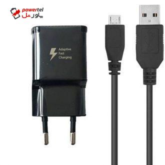 شارژر دیواری  مدل EP-TA20EBE همراه با کابل microUSB