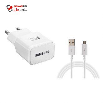 شارژر دیواری مدل EP-TA20EWE به همراه کابل تبدیل USB به microUSB مدل EP-DG925UWE طول 1.2 متر شارژر دیواری مدل EP-TA20EWE به همراه کابل تبدیل USB به microUSB مدل EP-DG925UWE طول 1.2 متر