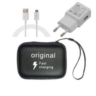 شارژر دیواری مدل EP-TA20EWE به همراه کابل Micro USB و هندزفری مدلj5 وکیف حمل شارژر دیواری مدل EP-TA20EWE به همراه کابل Micro USB و هندزفری مدلj5 وکیف حمل