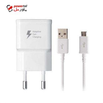 شارژر دیواری مدل  EP-TA20EWE A plus به همراه کابل تبدیل microUSB