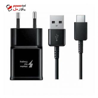 شارژر دیواری مدل EP-TA300CWE به همراه کابل تبدیل USB-C شارژر دیواری مدل EP-TA300CWE به همراه کابل تبدیل USB-C