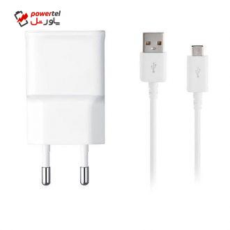 شارژر دیواری مدل EP-TA50EWE به همراه کابل تبدیل microUSB
