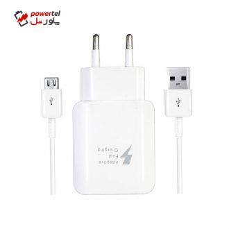 شارژر دیواری مدل EP-TA800 به همراه کابل تبدیل microUSB