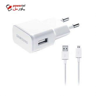 شارژر دیواری مدل ETA-U90EWE به همراه کابل microUSB و هدیه ۱ عدد چراغ USB آبی مدل SAMTEL شارژر دیواری مدل ETA-U90EWE به همراه کابل microUSB و هدیه ۱ عدد چراغ USB آبی مدل SAMTEL