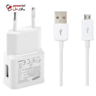 شارژر دیواری مدل GT800 به همراه کابل تبدیل microUSB