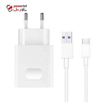 شارژر دیواری مدل HW005 به همراه کابل تبدیل USB-C