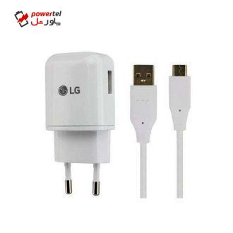 شارژر دیواری مدل MCS-H05ED به همراه با کابل microUSB شارژر دیواری مدل MCS-H05ED به همراه با کابل microUSB