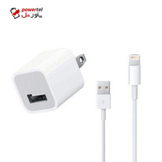 شارژر دیواری مدل MD814CHA به همراه کابل تبدیل لایتنینگ شارژر دیواری مدل MD814CHA به همراه کابل تبدیل لایتنینگ